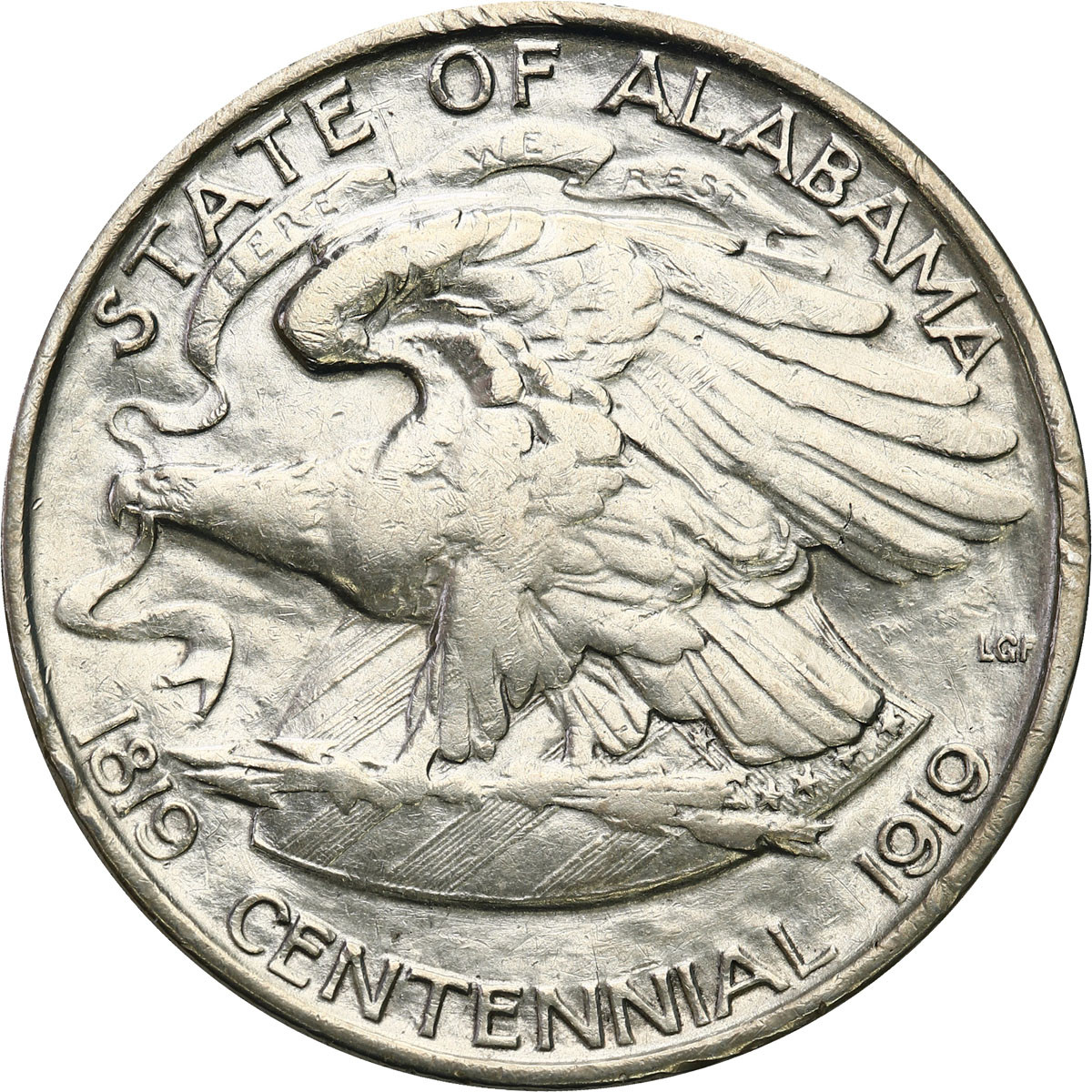 USA. 1/2 dolara (50 centów) 1921 Alabama
